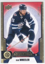 19/20 CREDENTIALS..BLAKE WHEELER..RED../199..CARD # 41..FREE COMBINED SHIP