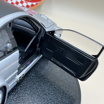 MINICHAMPS 1/18 BMW M3 E46 GTR STREET 2001 silver carbon roof