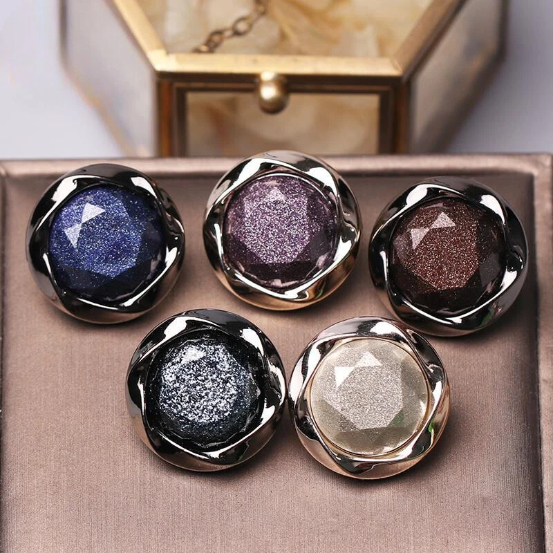 6Pcs DIY 25/30mm Round Buttons Resin Sewing for Coat Jacket Sweater buttons Sew - Image 3 of 4