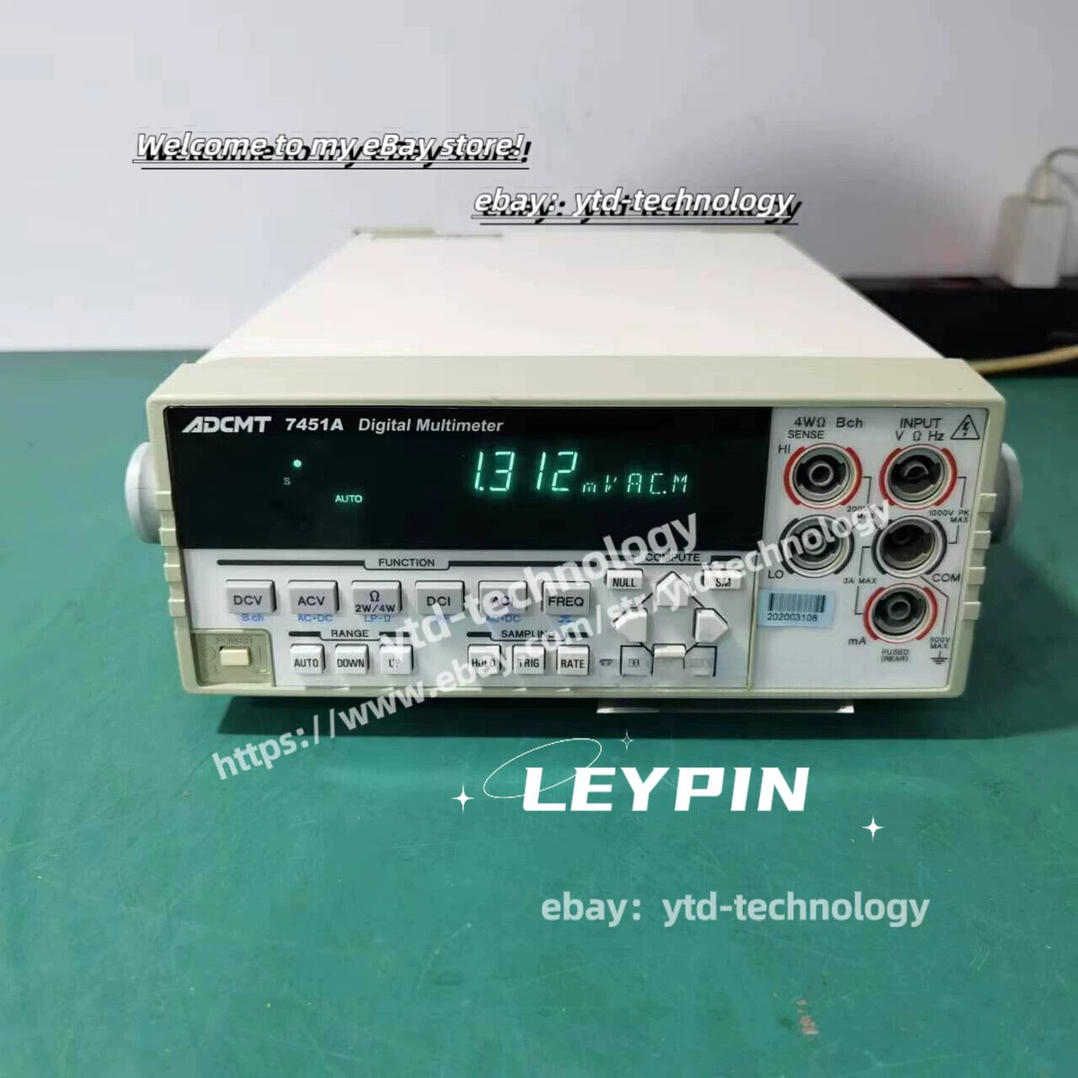 ADVANTEST AD7451A DIGITAL MULTMETER