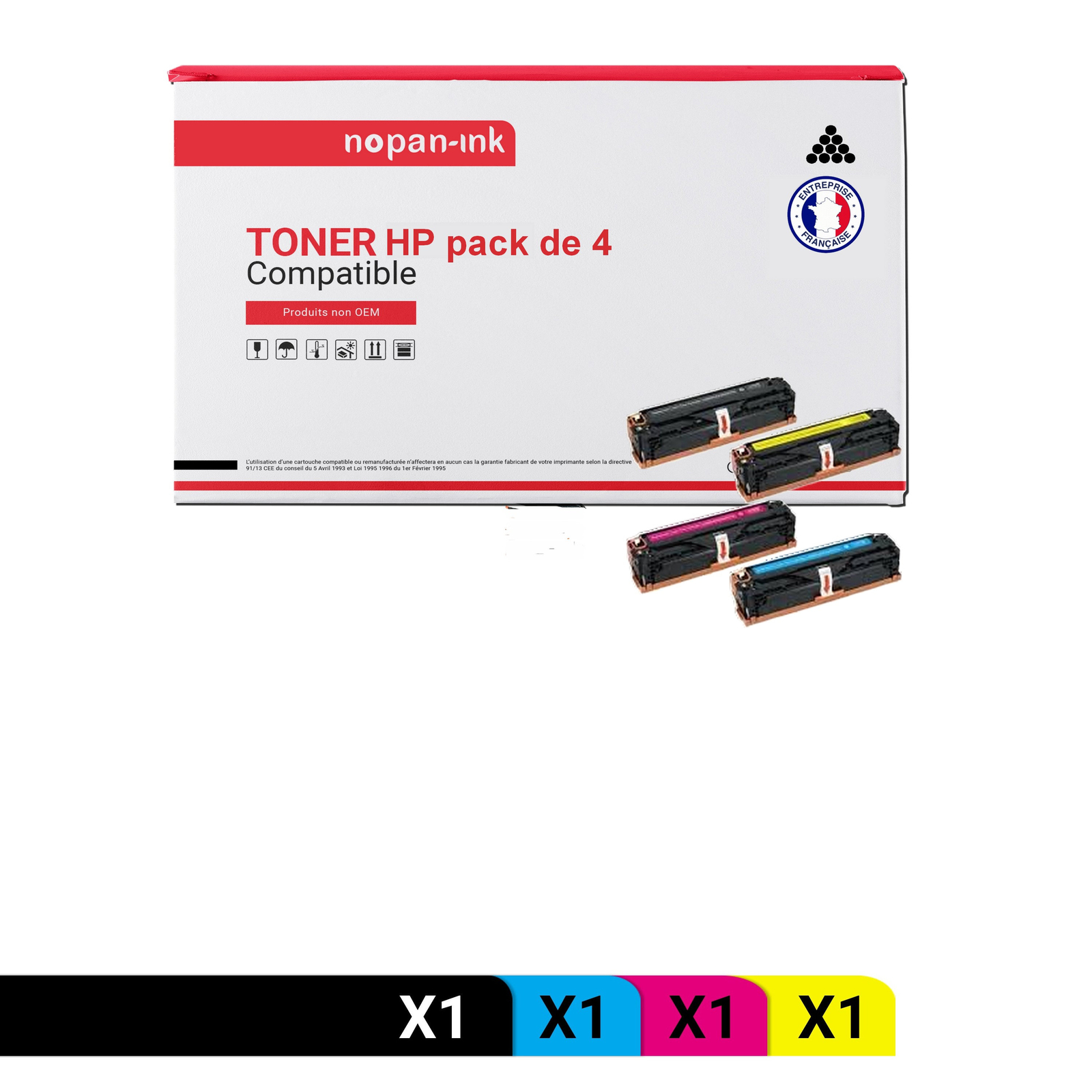 Toner CF210X CF211A CF213A CF212A compatible pour imprimante laser couleur de bureau