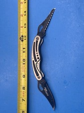 Schrade Knives Avatar Double Blade Liner Lock Knife AV22 Vtg, Made in USA! #446