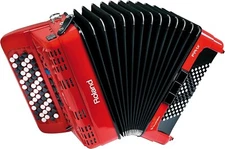 Roland V-Accordion Keyboard FR-1XB Red Built-in Speaker Amplifier AC100V Japan