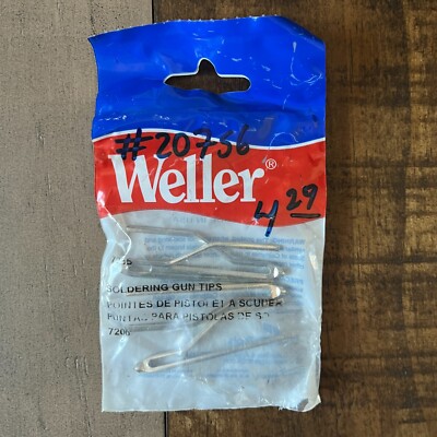Weller Soldering Gun Tips 7235 (Open Bag- 4 Tips Total) FREE SHIPPING