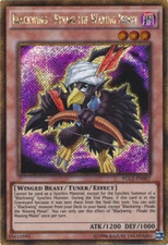 Yugioh! LP Blackwing - Pinaki the Waxing Moon - PGL2-EN007 - Gold Secret Rare - 