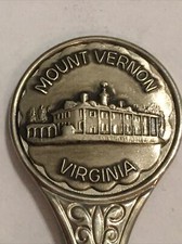 Vintage Souvenir Spoon US Collectible. Mount Vernon Virginia