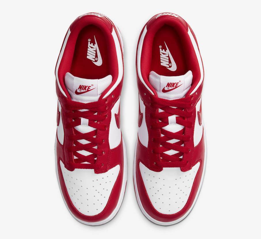 Nike Dunk Low SP White and University Red CU1727-100 US6