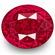 GRS Certified MOZAMBIQUE Ruby 4.09 Cts Natural Untreated Oval