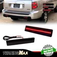 For 06-08 Honda Pilot Rear Bumper Reflectors Tail Brake Turn Signal Lights Smoke