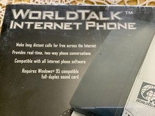 World Talk Internet Phone, SV2030, Vintage, with Win 95
