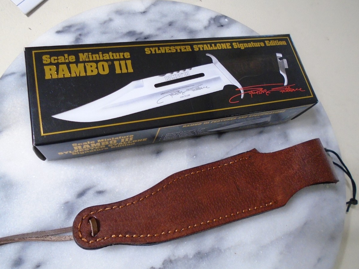 Rambo III Limited Signature Mini Bowie Combat Knife HCG 9433