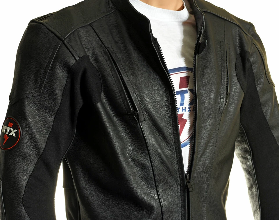 PANTHER Black Matt LEATHER Motorcycle One Piece Biker Suit XXL EU 56 UK 46" UKFD - Image 4 of 4