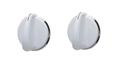 Knob ( 2 Pieces ) Compatible with GE Dryer WE01X20378 175D3296P001 WH01X10460