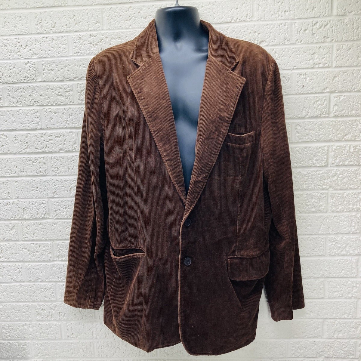 Parts By Machine Clothing Company Sz XL Brown Corduroy