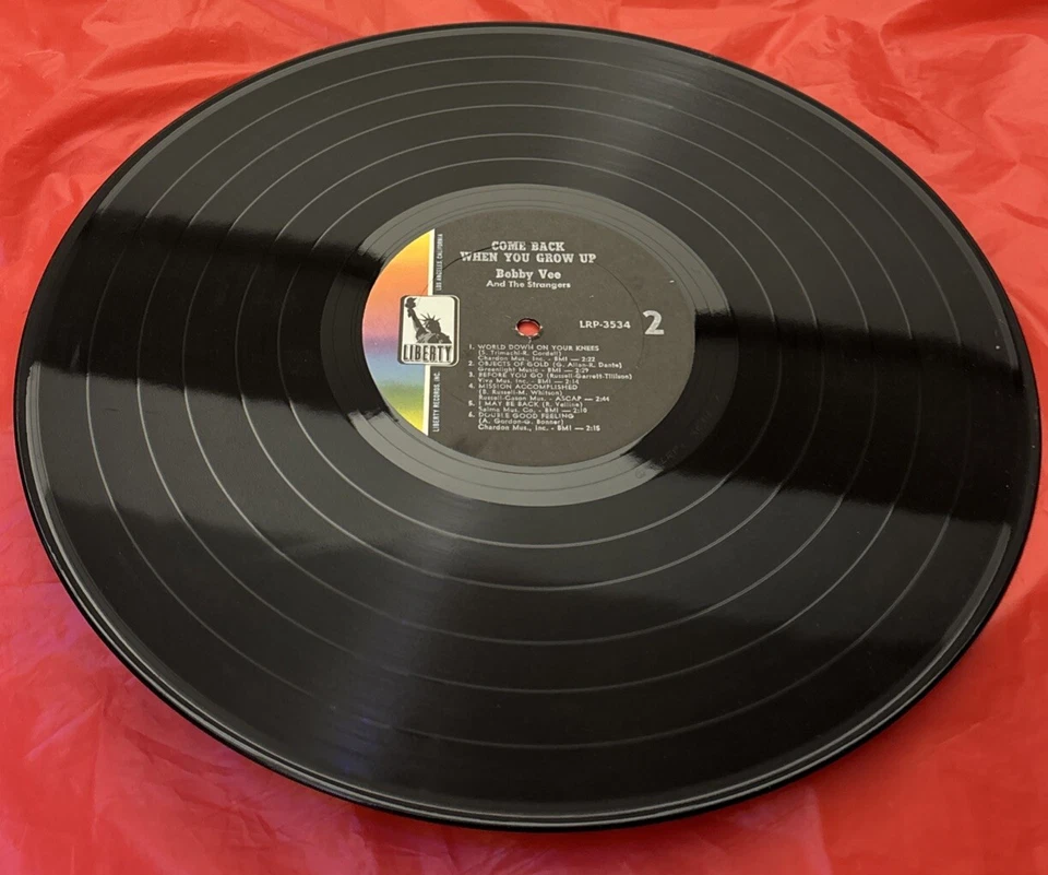 RARE, Bobby Vee: “Come Back When You Grow Up” (1967). #LST-7534. Mint. - Image 4 of 4