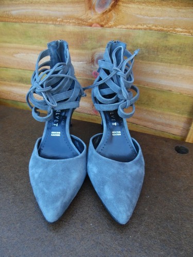 MINT VELVET GREY SUEDE SHOES SIZE 5 | eBay