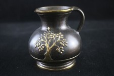 Sch&ouml;ne Messingvase / Krug von Gilde Handwerk ca. 11 cm Hoch
