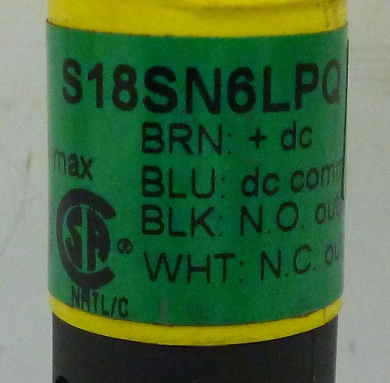 Banner Engineering S18SN6LPQ Photoelectric Proximity Sensor - Image 4 of 4