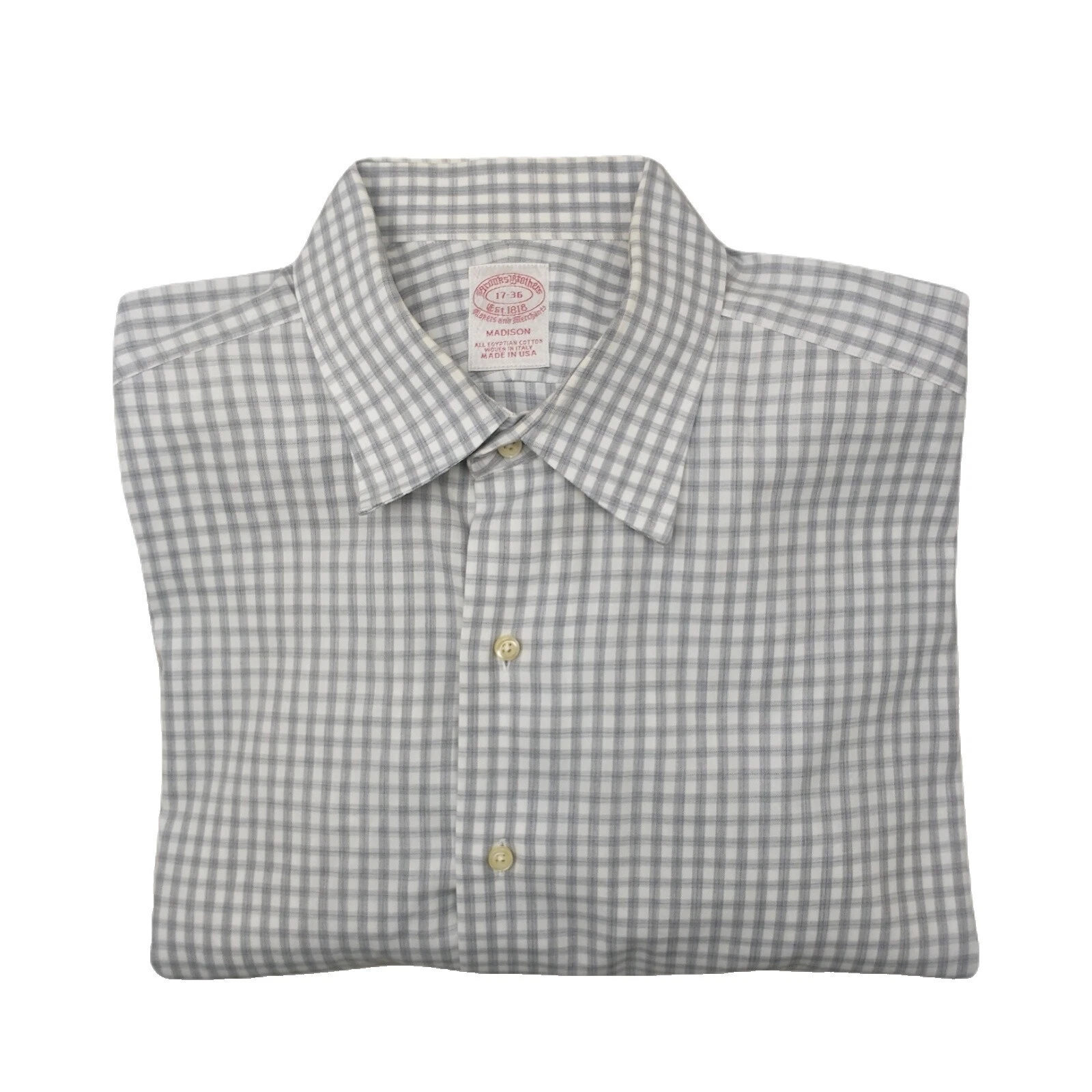 Brooks Brothers Cotton Blend Regular Fit Dress Shirts for Men