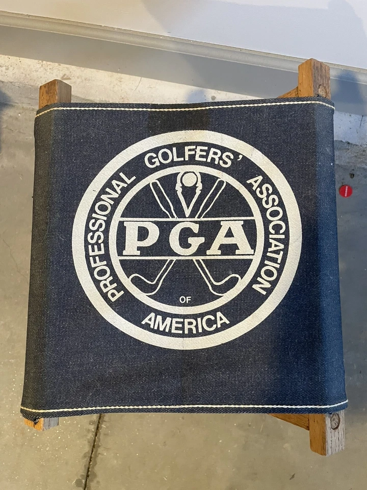 Taburete plegable vintage PGA of America Foto 2 de 4