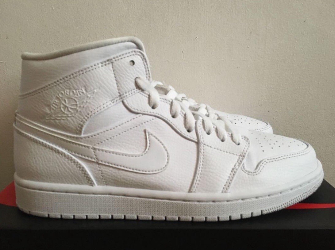 ★NIKE★Jordan 1 Mid White★大人気★ Size 10 - Air Jordan 1 Mid White for sale online | eBay