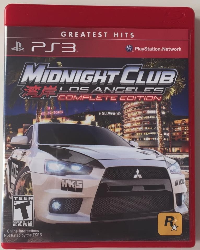 SONY PlayStation 3 PS3 Midnight Club Los Angeles Complete