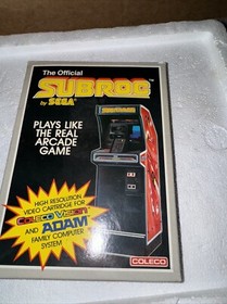 Subroc, Colecovision, Coleco 1983, Cartridge, & Box Tested - Free Shipping