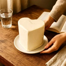 Vanilla Scented Heart Candle & Netting Ceramic Dish by Things Remembered NEW