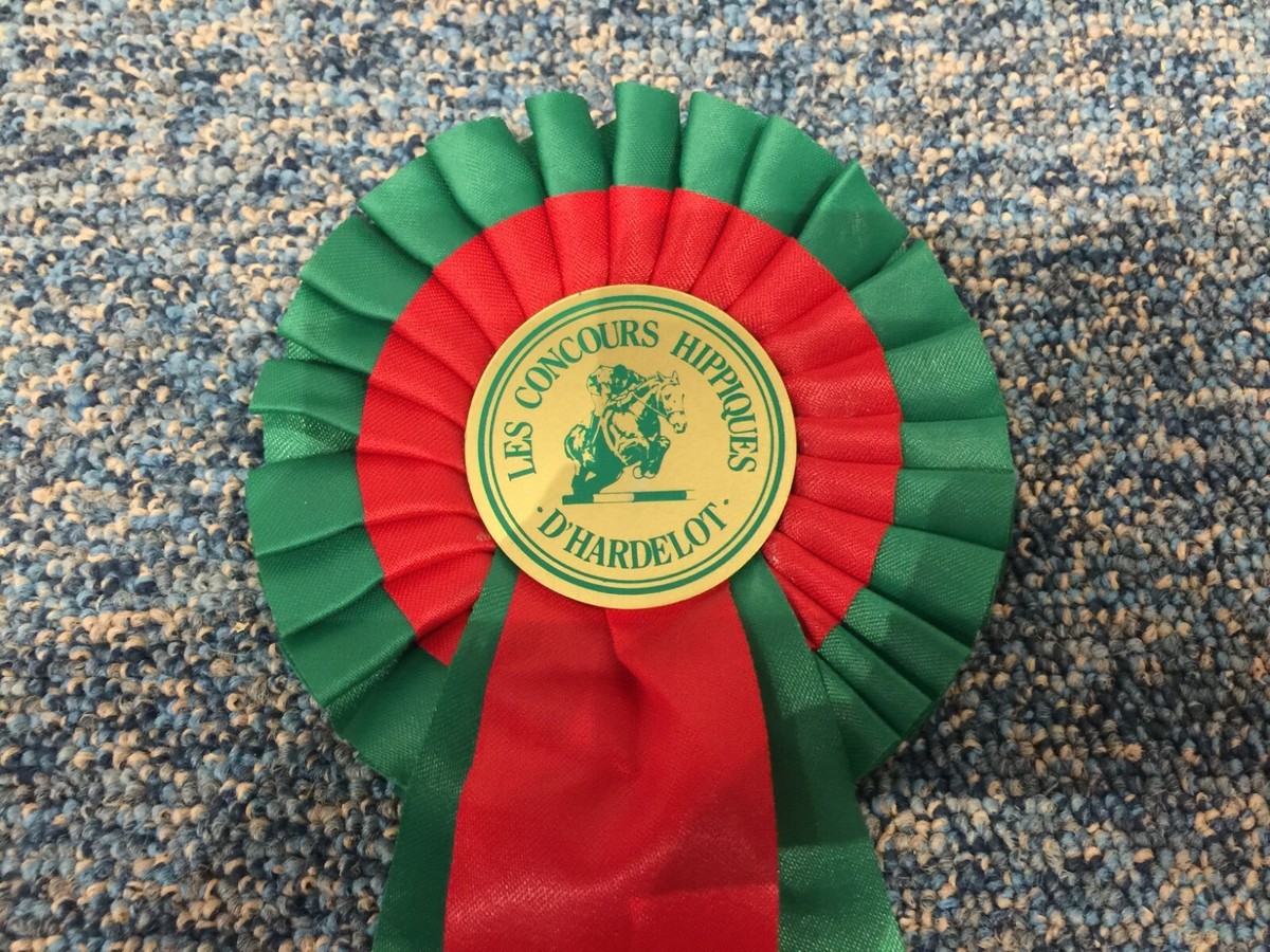 Flot Cocarde Tissu Tournoi équitation - Le Touquet - Jumping Chevaux Hippisme