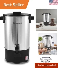 Trusted Maxi-Matic 30-Cup Electric Coffee Maker with Stylish Stainless Finish