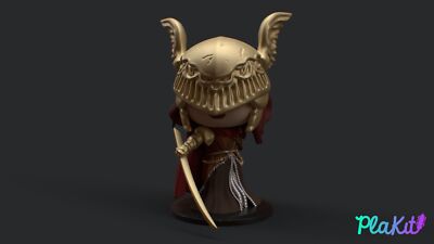Malenia aus Elden Ring, 3D Druck, Figur, Computerspiel, PLAKIT, UNBEMALT