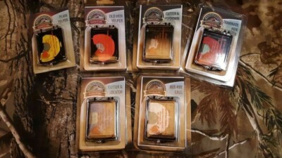 6 Mouth Calls (Yelper,Old Hen, Hen Cutter, Flydown, Locator,Kee Kee) FREE SHIP.