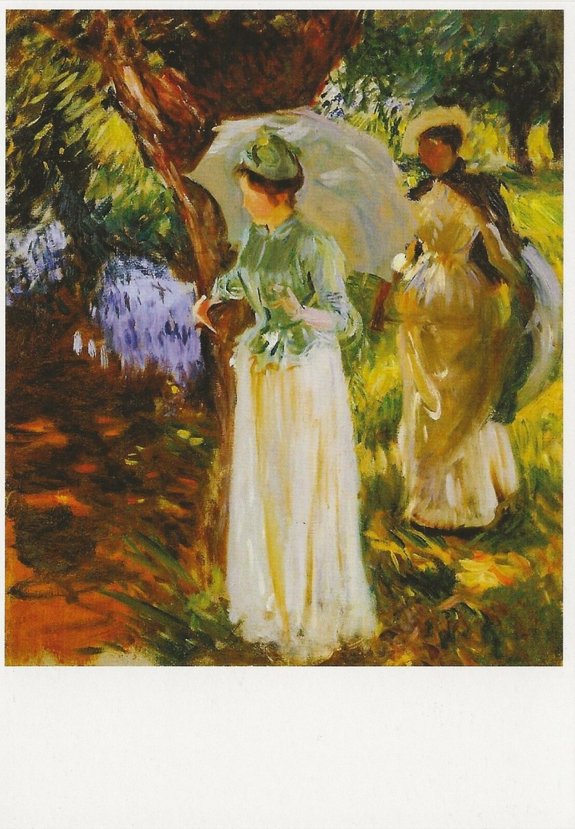 黄昏の美男 美女 ANTIQUE POSTCARD COLLECTION Man giving woman