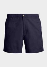 Polo Ralph Lauren Men's Stretch Twill Prepster Flat Front 5" Shorts, Ink, M