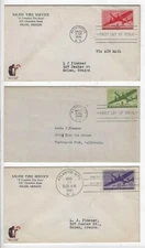 FDC's   # C25-C31   --  Big Plane  Air Mail ---   Salem Tire Service