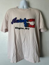 Vintage Shirt Mens 2XL Single Stitch Rainbows End Nevada Tee Made in USA 90s