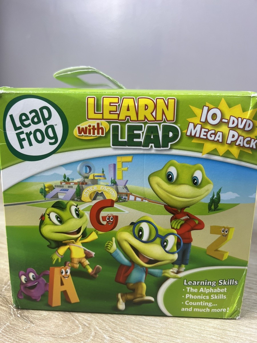 Leapfrog 10-Dvd Mega Pack (DVD) Plus The Letter Factory DVD Leapfrog 10-Dvd Mega Pack (DVD) Plus The Letter Factory DVD
