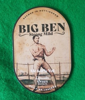 lincoln green brewery pumpclip bendigo boxer boxing theme pumpclips