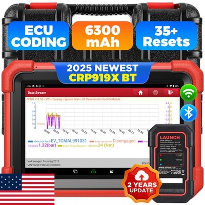 LAUNCH X431 CRP919X OBD2 Scanner Bluetooth Bi-directional Diagnostic Key Coding