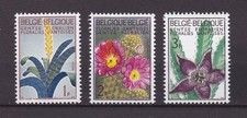 Belgium    619-21 MNH, Flowers, 1965