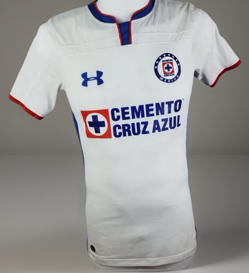 Cruz Azul Chaco Gimenez Club World Cup Under Armour Rare SOCCER  JERSEY SMALL