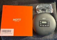HOTT CD204 Portable CD Player Personal Compact with/ Earbuds - Tested