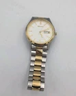 Vintage Seiko Watch Two Tone Daydate 7N43-9048 Not Working