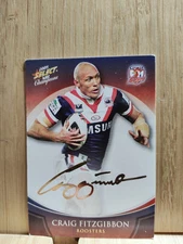 CRAIG FITZGIBBON🏆2008 Select NRL Champions #FS41 Signature Card🏆