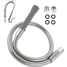 Replacement B-0044-H Commercial Sink Sprayer Hose for T&S Brass, 44 inch Stai...
