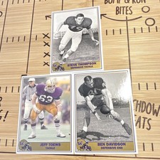 1992 Pacific Washington Huskies Lot (3 Cards) – Thompson, Toews, David