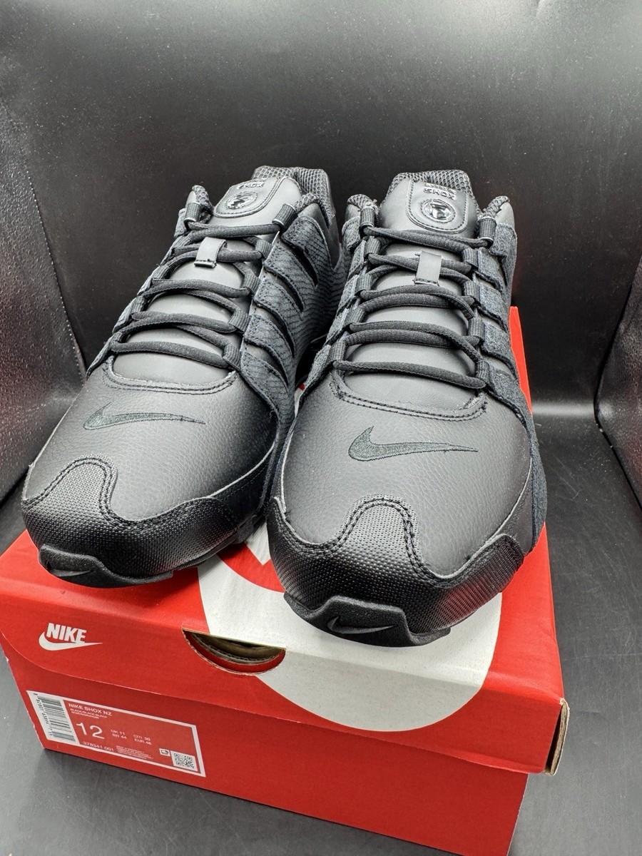Nike Shox NZ 'Triple Black' Men's Size 12 (378341-001) NEW | eBay