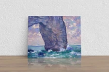 Claude Monet "The Manneport, Seen from Below" Canvas Print Wall Art Home Decor