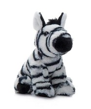 Stuffed Animal Plushie, Gifts for Kids, Wild Onez Babiez Zoo Animals Zebra