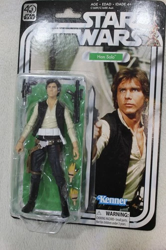 Kenner Star Wars Black Series 40th Anniversary  6” Han Solo Action Figure New